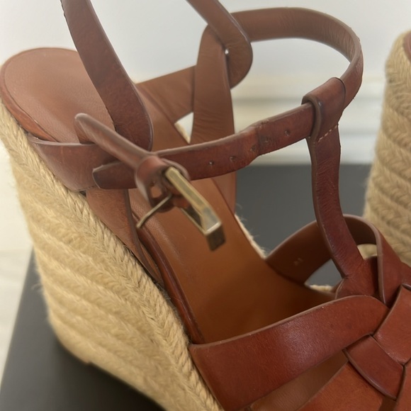 Saint Laurent Tribute wedges 7 - Picture 12 of 16